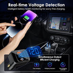 170W PD3.1 Car Charger with LED Voltage Display, USB-C Cigarette Lighter - Image 6