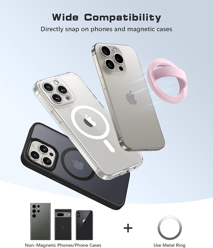 Magnetic Phone Grip, Removable Loop Grip - Image 5