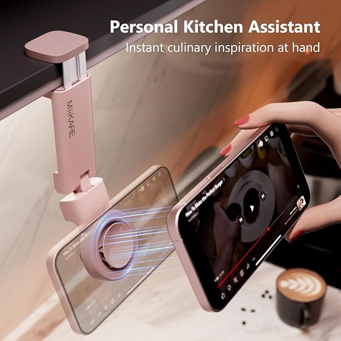 MiiKARE Travel Essentials Magnetic Airplane Phone Holder, Universal Handsfree - Image 4