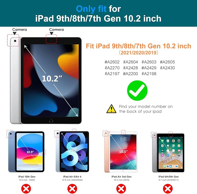 DTTO for iPad 9th/8th/7th Generation 10.2" Case 2021/2020/2019 - Image 2