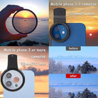 37mm CPL Phone Camera Lens, Universal Phone Camera Polarizer Filter Clip-On - Image 3