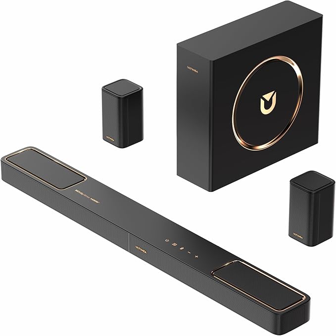ULTIMEA 5.1.2ch Sound Bar with Dolby Atmos, Surround Sound System by ULTIMEA