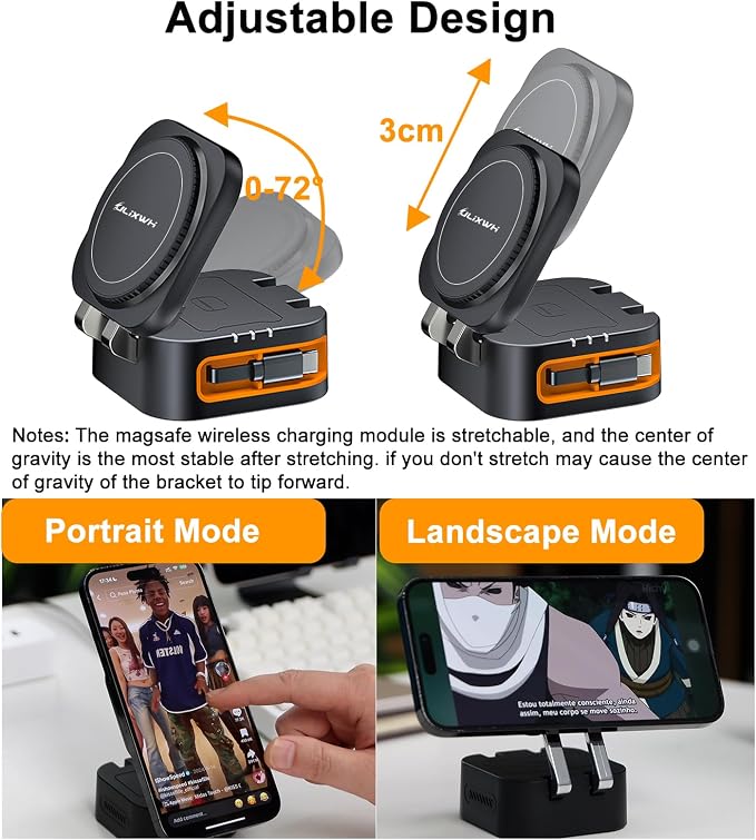 Retractable 3 in 1 Charging Station - Image 8