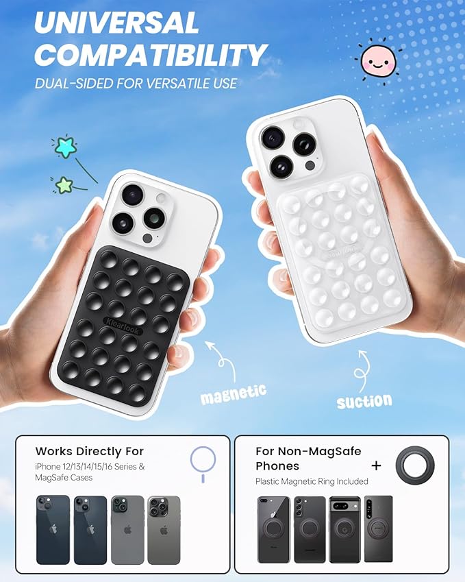 Klearlook 2Pack Magnetic Suction Phone Mount - Image 2