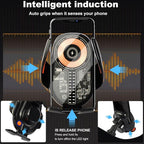 Car Phone Holder Wireless Car Charger, 15W Fast Charging Auto Sensing Clamping - Image 2