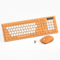 Wireless Keyboard and Mouse Combo, Full-Sized Wireless Keyboard and Adjustable by RECCAZR