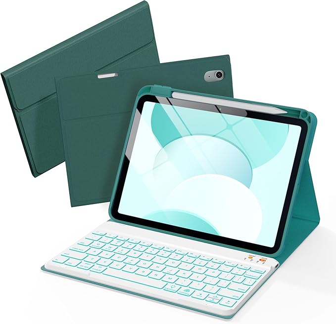 Folio Keyboard Case for iPad 10th Gen 10.9 inch and iPad 11th, Magnetic by Unknown