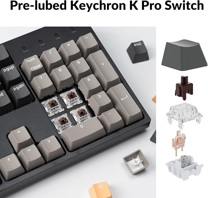 Keychron C2 Pro Wired Custom Mechanical Keyboard Full Size Layout QMK/VIA - Image 6