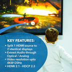 OREI 8K HDMI Splitter 1 X 2, Duplicate - Image 6