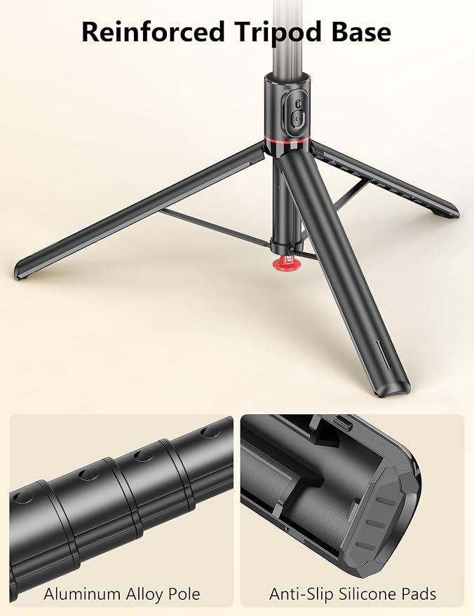 68" Automatic Tripod, Auto-Open Phone Tripod Stand - Image 7