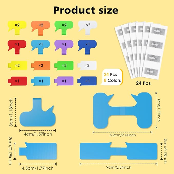 24 Set Smart NFC Cable Labels - Image 3