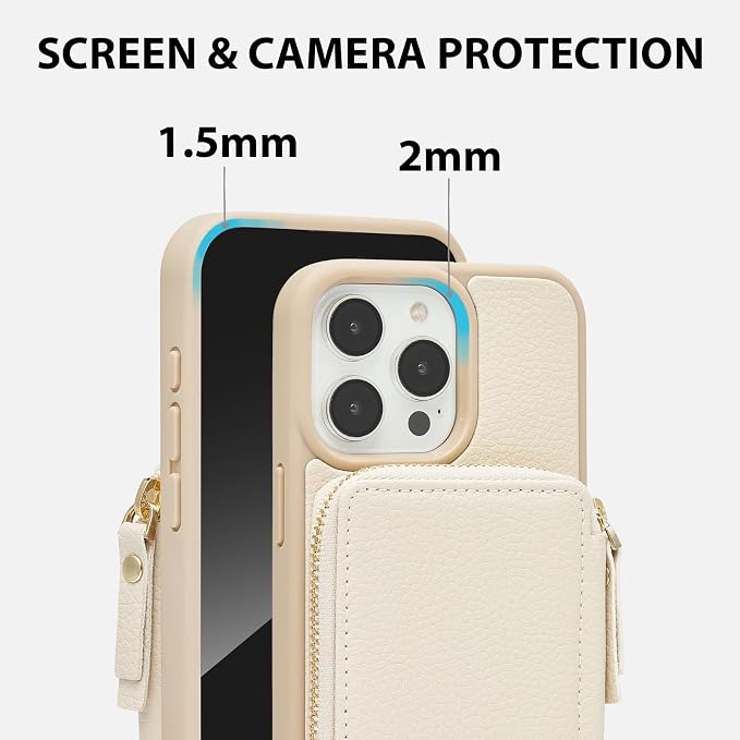 ZVE Wallet Case for iPhone 15 Pro Max, iPhone 15 Pro Max Case Wallet - Image 7