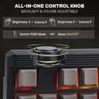 Redragon K729 PRO 80% Wireless Gasket RGB Gaming Keyboard, 3-Mode TKL - Image 6