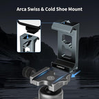Metal Phone Tripod Mount Arca Port & Action Camera Adapter, Adjustable - Image 4