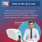 Bodno Magicard 300 Dual Sided ID Card Printer & Complete Supplies Package ID - Image 7