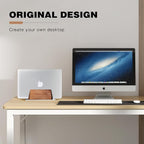 muso wood Vertical Laptop Stand, Walnut Laptop Holder Desktop Stand - Image 4