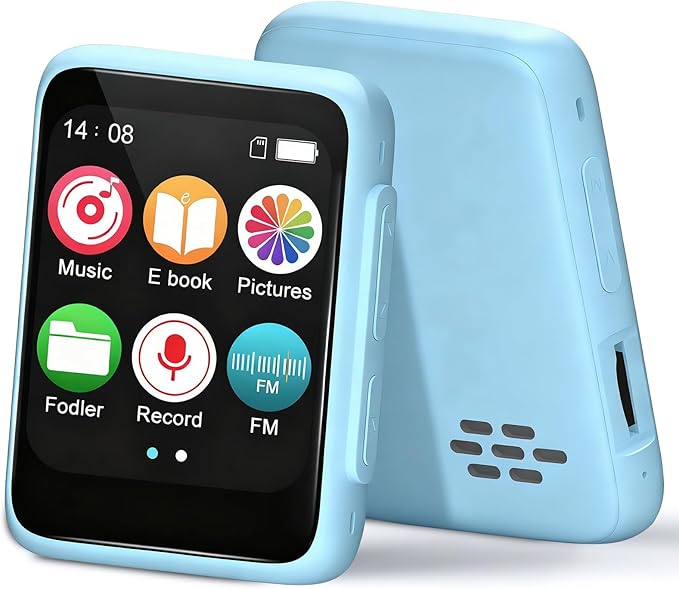 32GB MP3 Player for Kids, Simple & Portable Tiny Travel Music Player Non WiFi by Welcometovisit