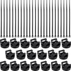 Yookeer 180 Pieces Magnetic Zip Tie Mount Multipurpose Cable Holder Magnets by Yookeer