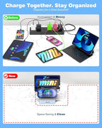 MSTJRY Charging Station for Multiple Devices : 5 Port Multi USB-A Charger - Image 4