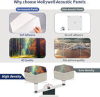Mollywell Art Acoustic Panels, Soundproofing, Wall Decoration, Suitable - Image 5
