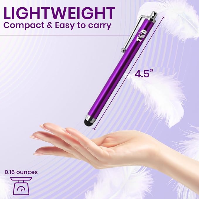 TCD 10 Pack Stylus Pen for Touch Screen, Universal Capacitive Digital Stylus - Image 6