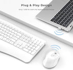 Ergonomic Keyboard and Mouse Combo - Image 5