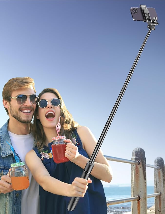 Aluminum 71" Phone Tripod with Remote, Extendable & Compatible with iPhone - Image 9