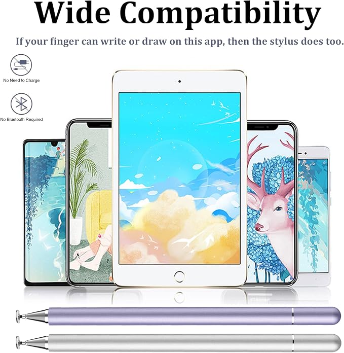 Stylus Pen for iPad, LUNTAK Stylus Pens for Apple/iPhone/Ipad - Image 2