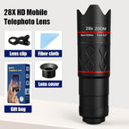 28X Telephoto Lens for iPhone Android Phones, 2-in-1 Mobile Phone Camera Lens - Image 9