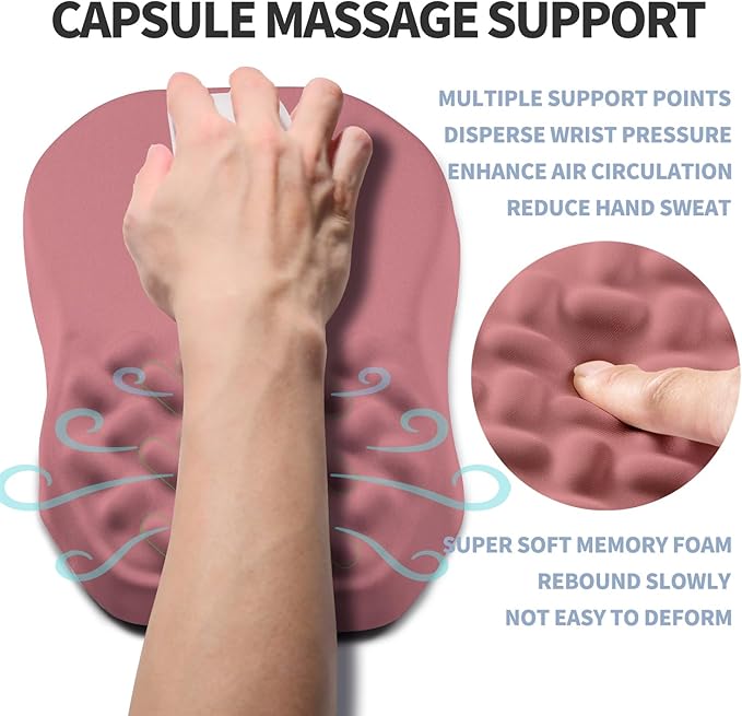 Ergonomic Raised Mouse Pad Wrist Support - Image 3