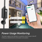 Minoston Outdoor Outlet, WiFi Smart Plug in Energy Monitoring, 2.4Ghz Wi-Fi - Image 2