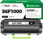 56F1000 Toner Cartridge Black Compatible by JCTONER