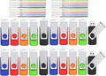 1GB Flash Drive 20 Pack, Wooolken USB 2.0 Thumb Drives Memory Stick by WOOOLKEN