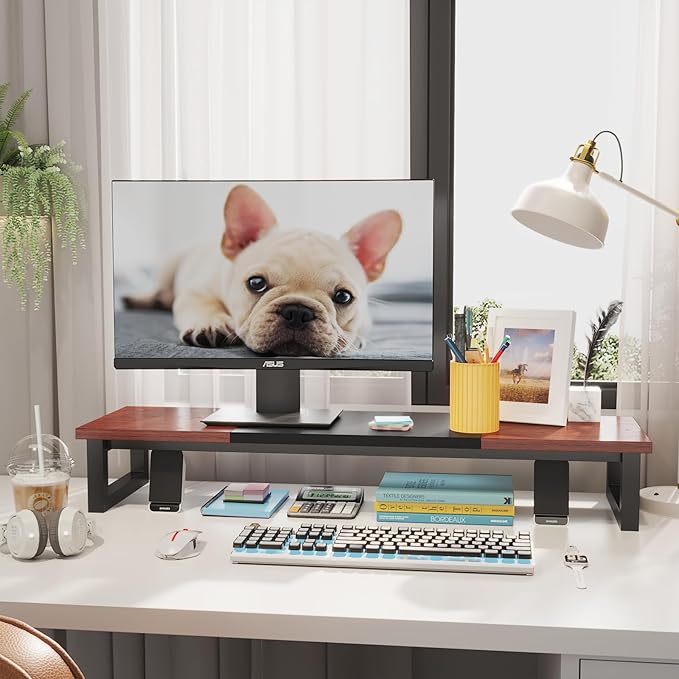 Dual Monitor Stand Riser, 39Inch Large Monitor Stands - Image 4