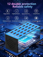 Charging Station, 100W20Port USB Charging Station, Charging Station - Image 5