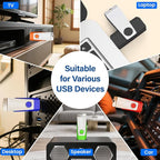 1GB Flash Drives 100 Pack, Wooolken USB 2.0 Thumb Drive - Image 3