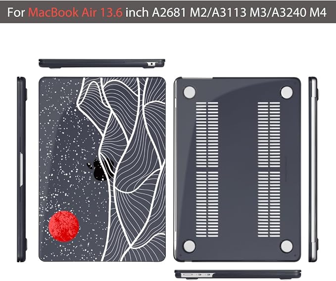 Teryeefi for M3 M2 M4 MacBook Air 13 inch Case 2025 2024 2023 2022 Release - Image 7