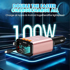 Retractable Car Charger, 5 in 1 Fast Cars Phone Charger 60w, Handsfree Call - Image 4