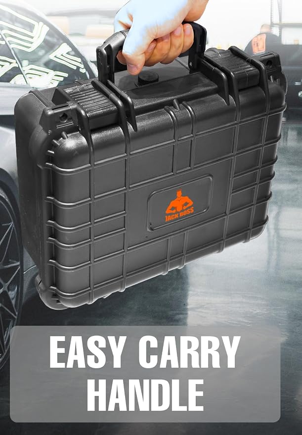 14x 11.5x 6.5 Inch Hard Case, Portable Weather Waterproof Protective Camera Case - Image 8
