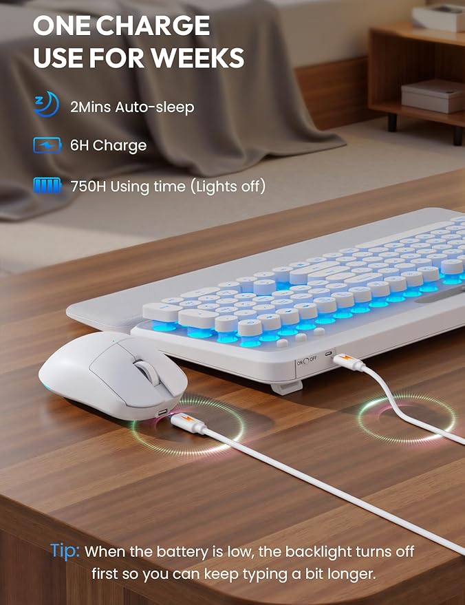Wireless Keyboard and Mouse Combo - Image 6