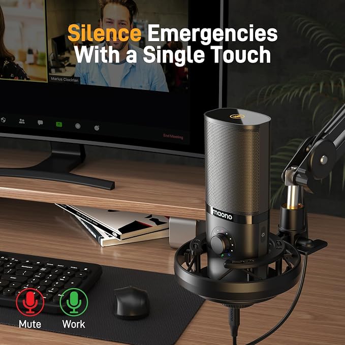 MAONO USB Condenser Microphone-Studio Mic - Image 5