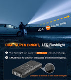 GOODaaa Power Bank Wireless Charger 36000mAh Built in 4 Cables Six Outputs 15W - Image 6