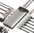NOVOO USB C Docking Station Dual Monitor, 15 in 1 Laptop Docking Station 3 by NOVOO