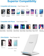 NANAMI Fast Wireless Charger, Qi Certified Charging Stand 7.5W - Image 3