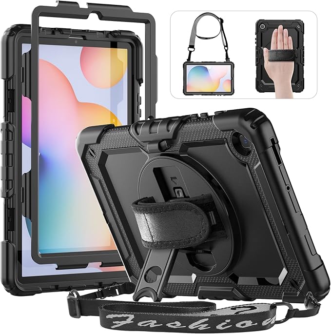 HXCASEAC Case for Samsung Galaxy Tab S6 Lite 10.4 inch, Protective by HXCASEAC