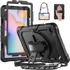 HXCASEAC Case for Samsung Galaxy Tab S6 Lite 10.4 inch, Protective by HXCASEAC