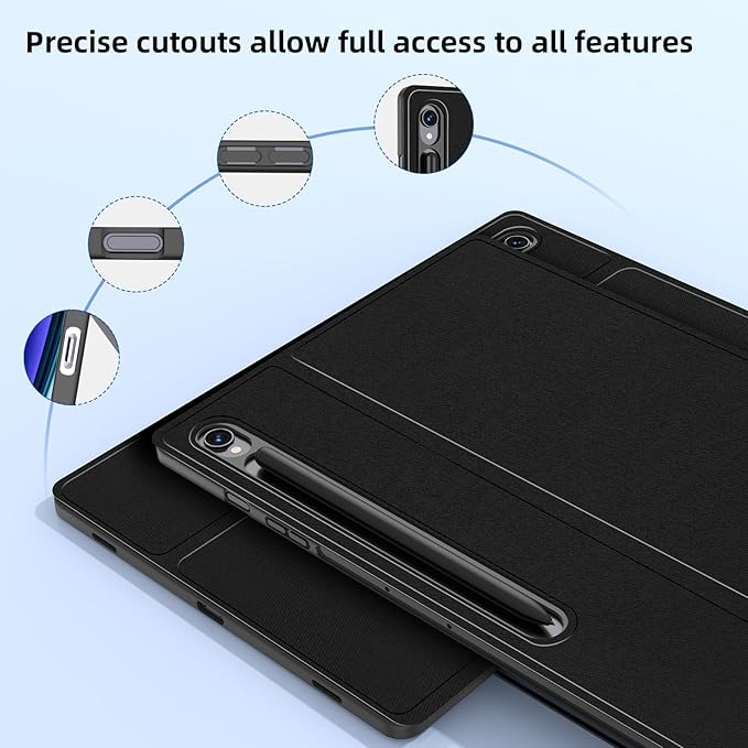 Backlit Keyboard Case for Samsung Galaxy Tab S10 FE/S9 FE 5G 10.9"/ Tab S9 11" - Image 5