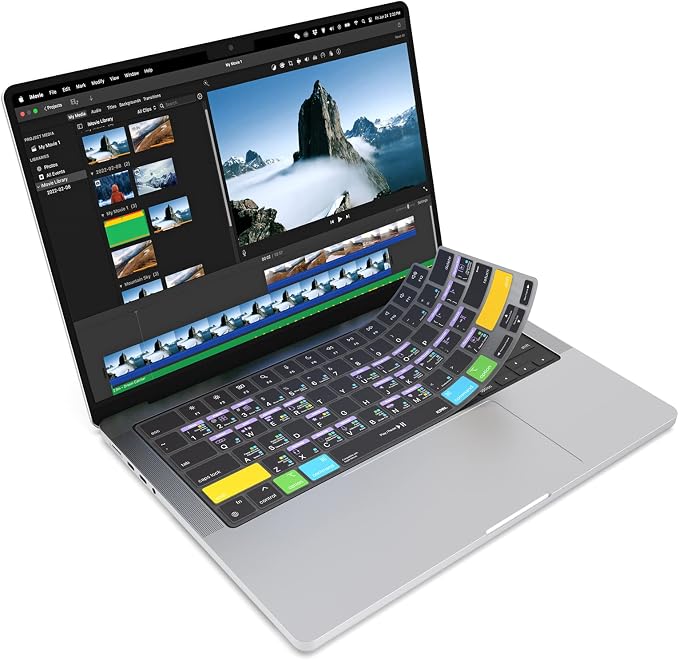 JCPal iMovie Shortcut Guide Keyboard Cover by JCPAL
