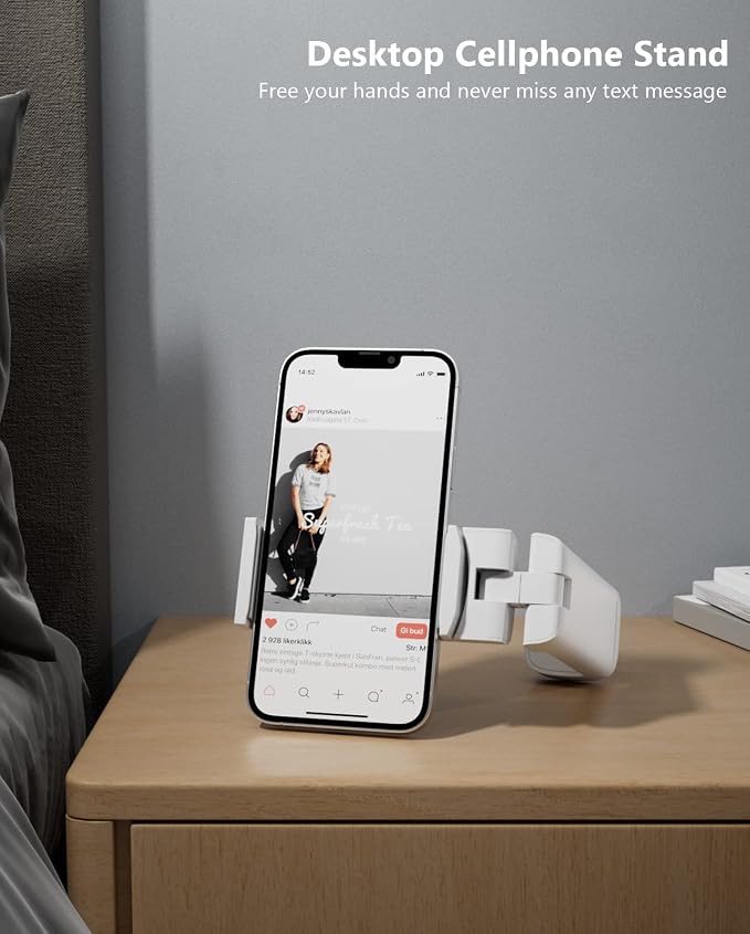 MiiKARE Airplane Phone Holder, Universal Handsfree Mount - Image 4