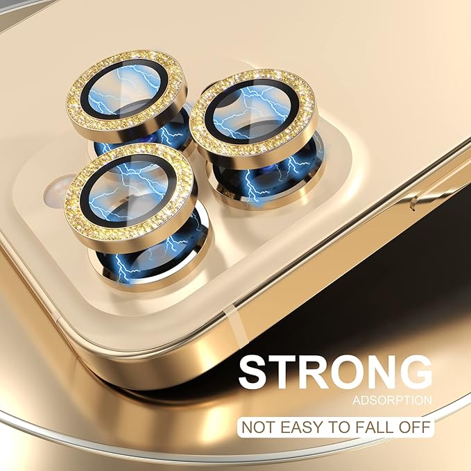 Choiche [3+1 for iPhone 14 Pro/iPhone 14 Pro Max Camera Lens Protector Bling - Image 6